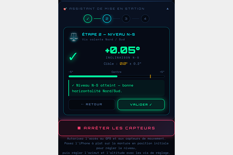 niveau N-S